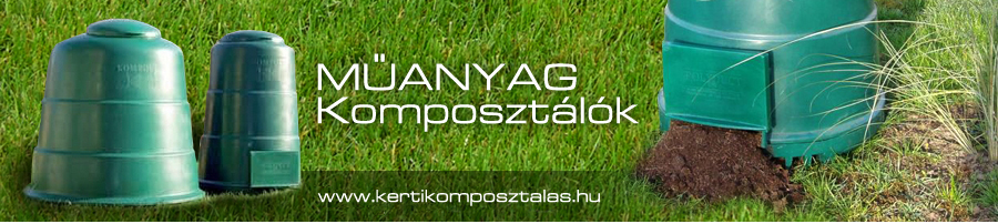 Komposztáló láda a kiváló vízháztartású termőföld érdekében