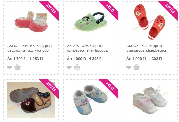 Kiscipők gyermekének – megbízható helyről, pár kattintással!